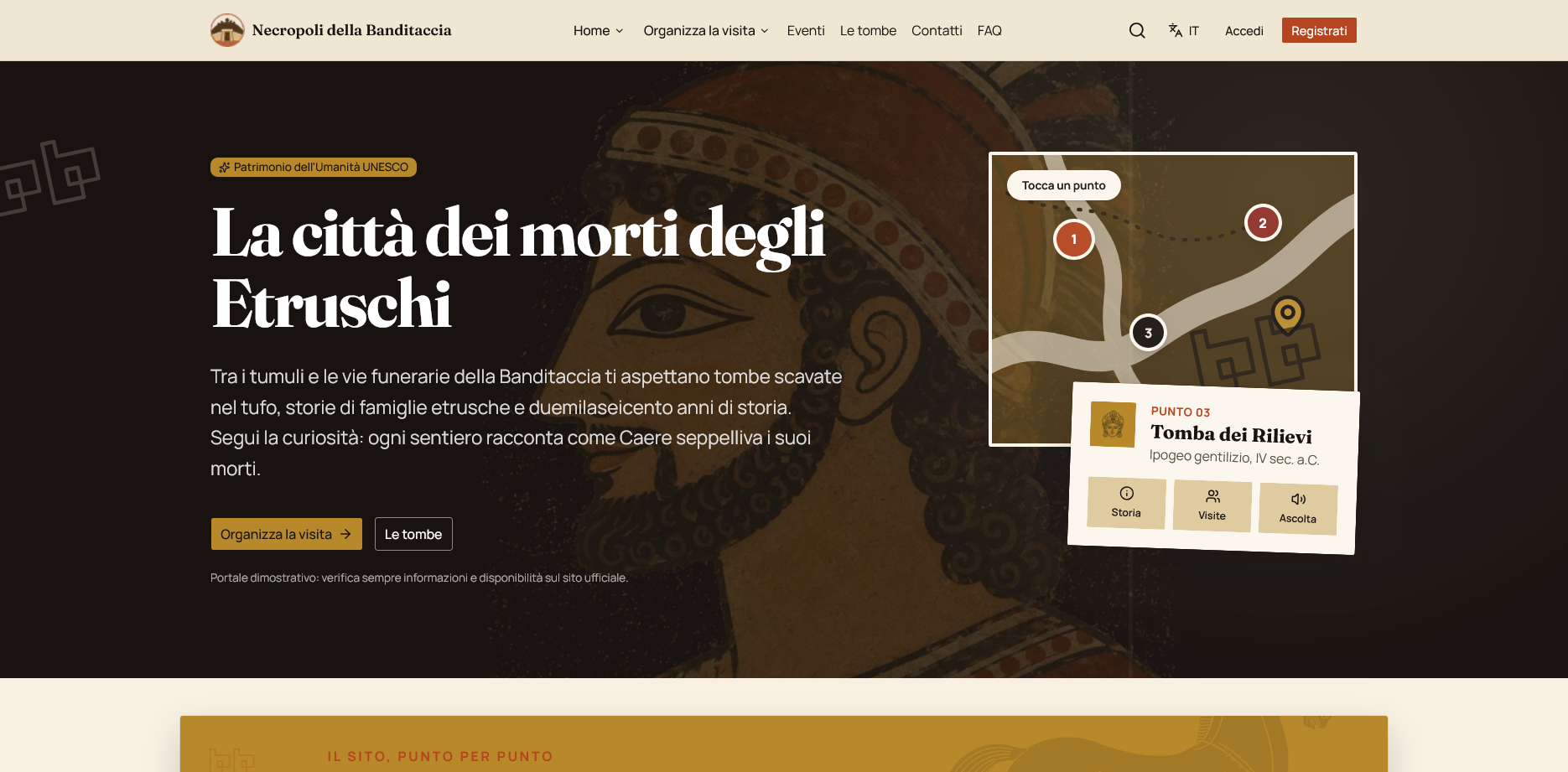 Smart Guide Necropoli della Banditaccia di Cerveteri
